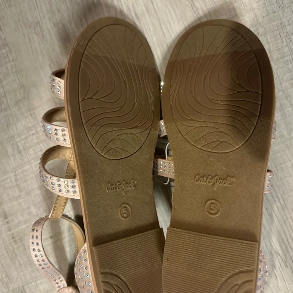 Cat & Jack Girls Gladiator Sandals Size 5